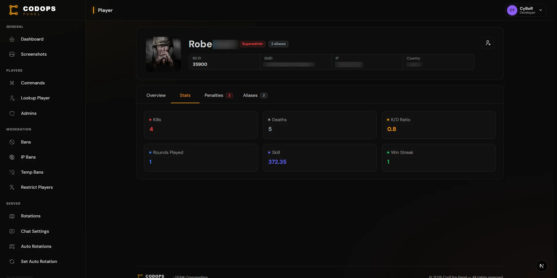 Player Profile