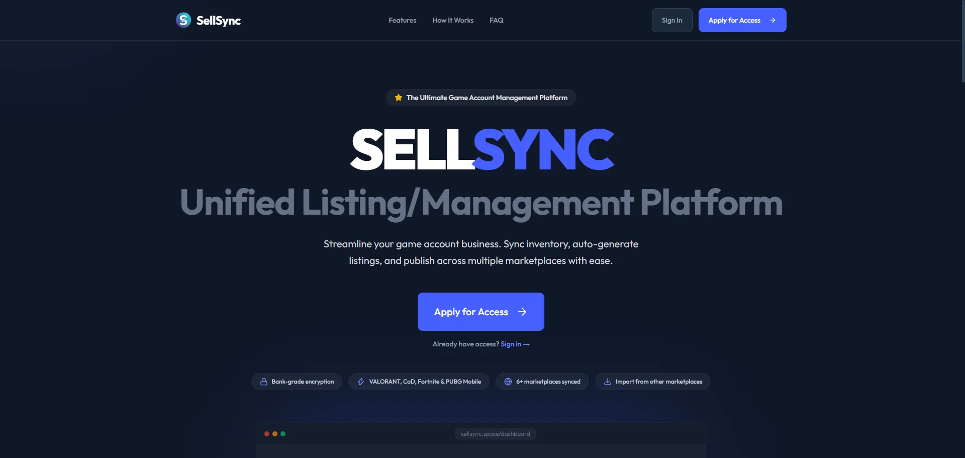 Sell Sync