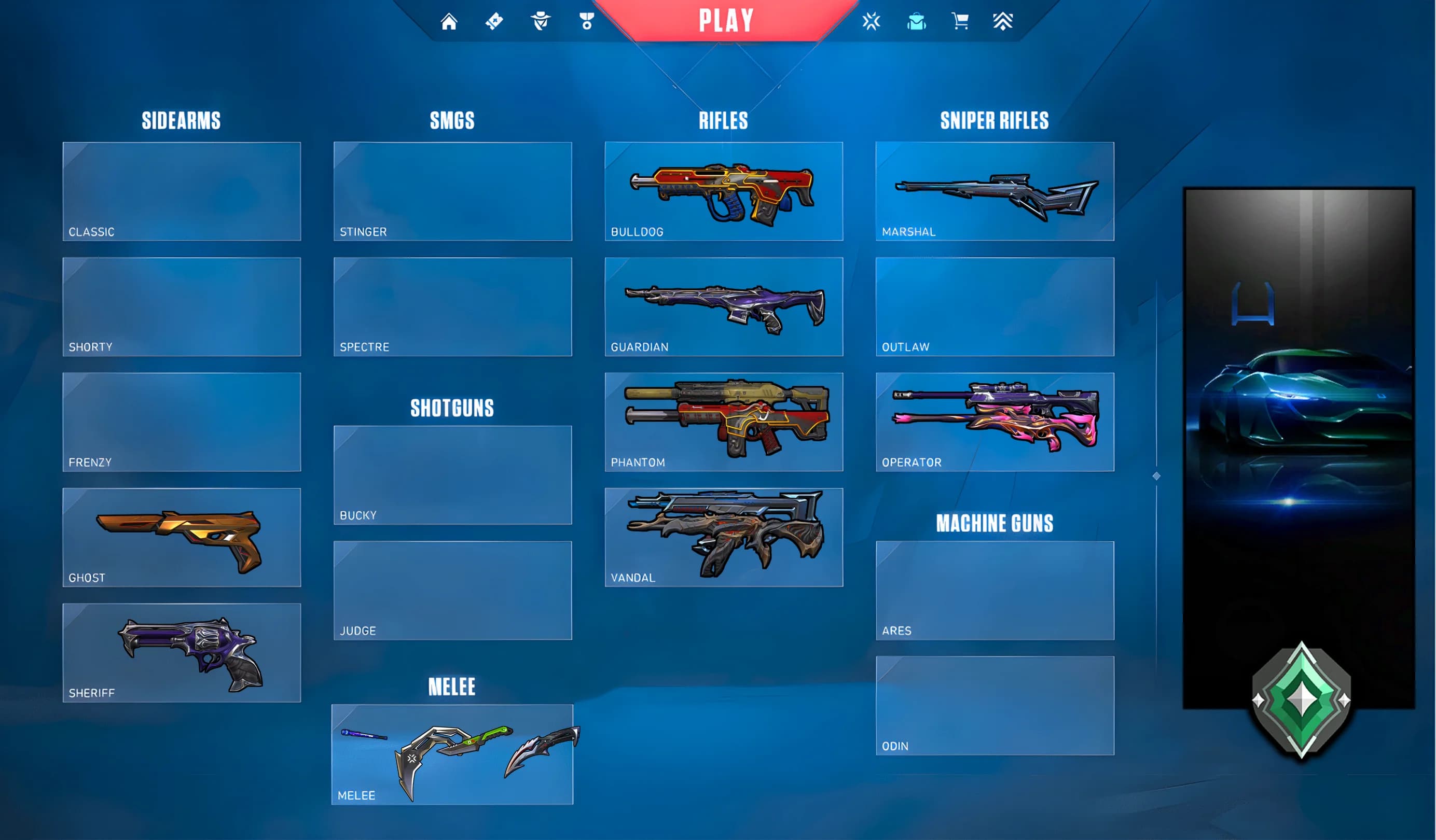 Sample Inventory